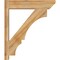 Ekena Millwork Balboa Slat Rough Sawn Outlooker, Western Red Cedar, 6"W x 24"D x 28"H OUT06X24X28BOA06RWR - alternate 2